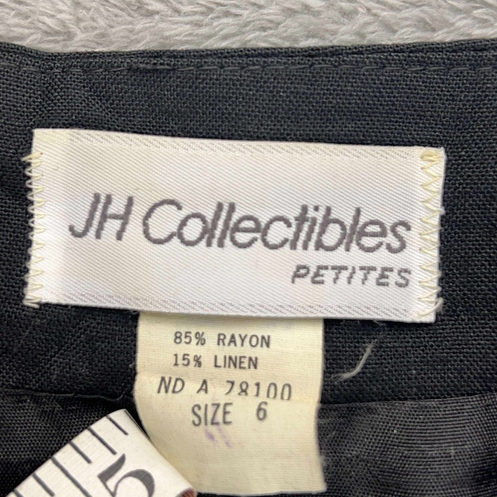 JH Collectibles Vintage Pencil Skirt Midi Slit High Waist‎ Petites Size 6 Career - Picture 6 of 8